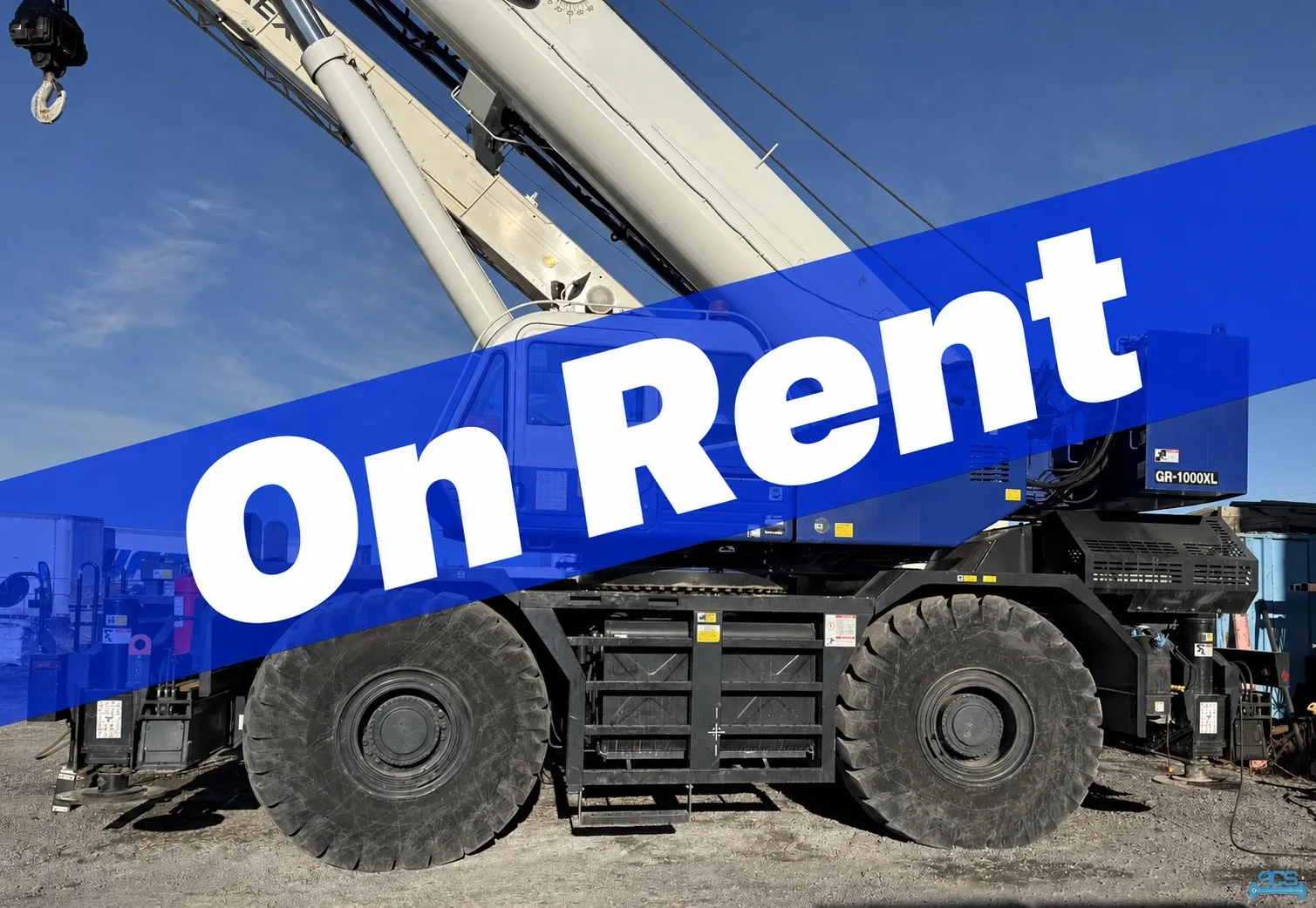 2019 Tadano GR1000XL-3 Crane